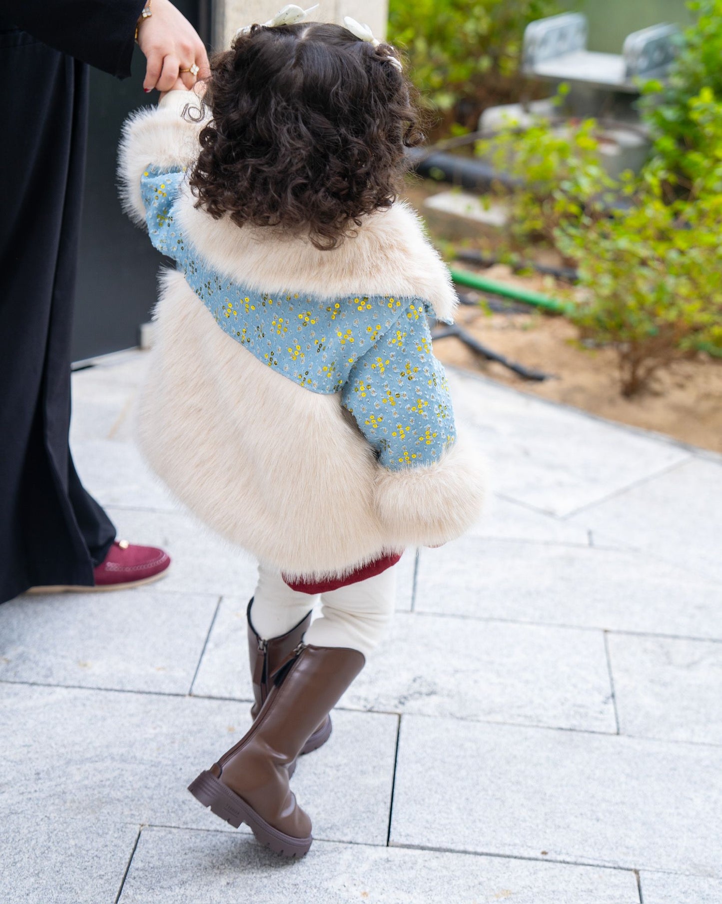 Winter Jacket Girl Warm Faux Fur Coat