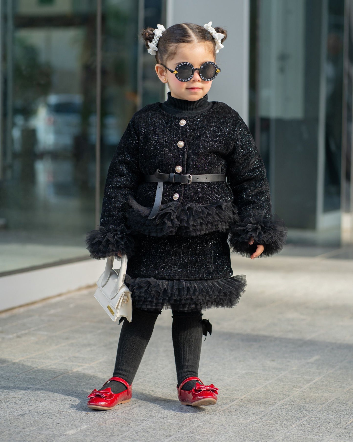 Gown Coat+Short Skirt Elegance