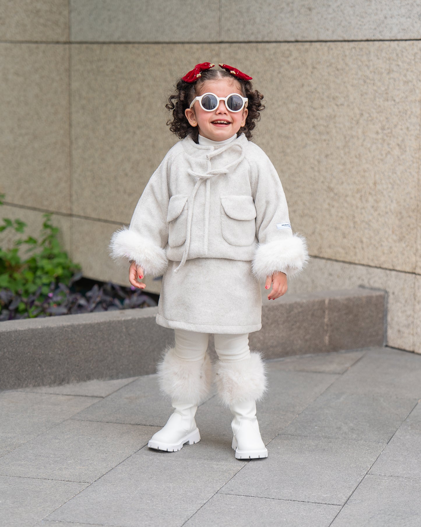 baby woolen coat suit