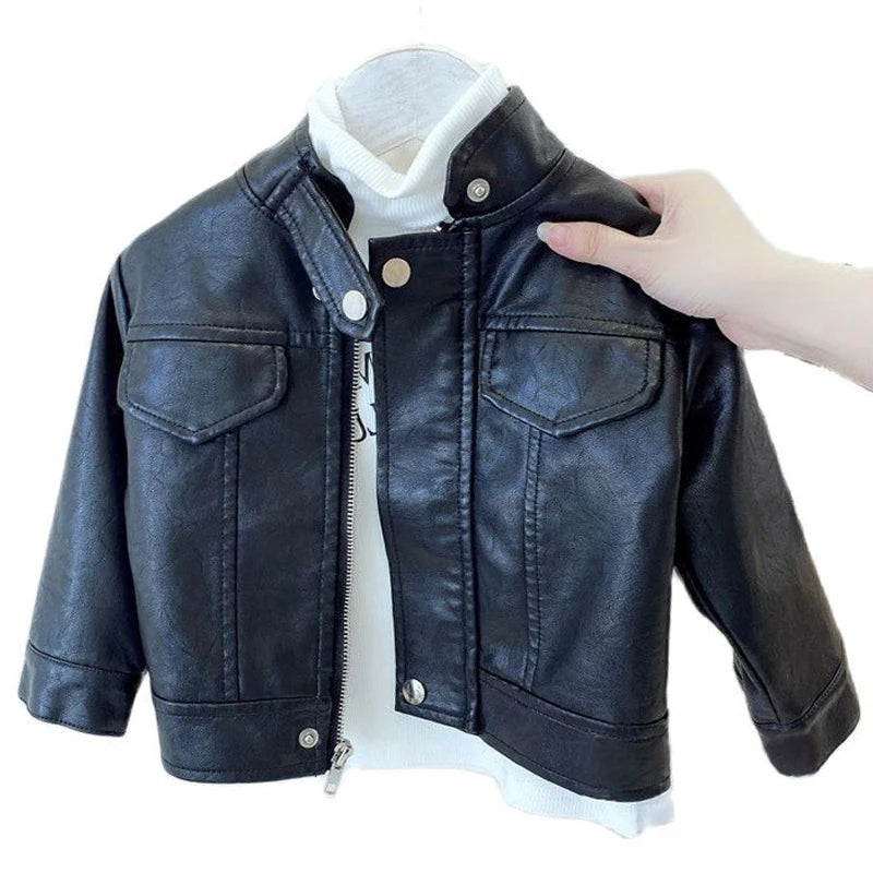 Girls leather jacket