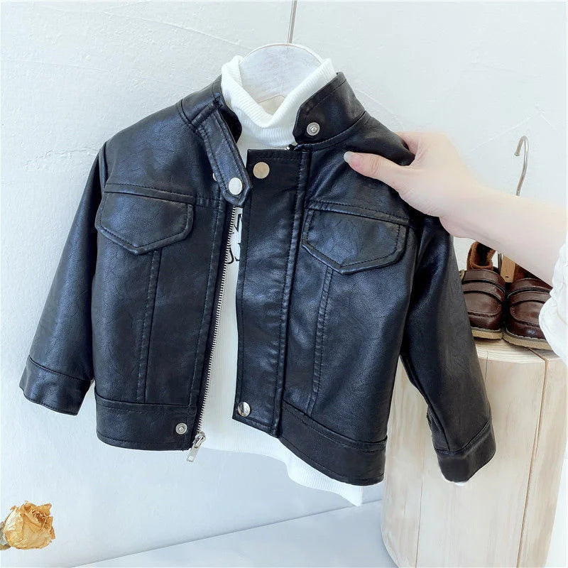 Girls leather jacket