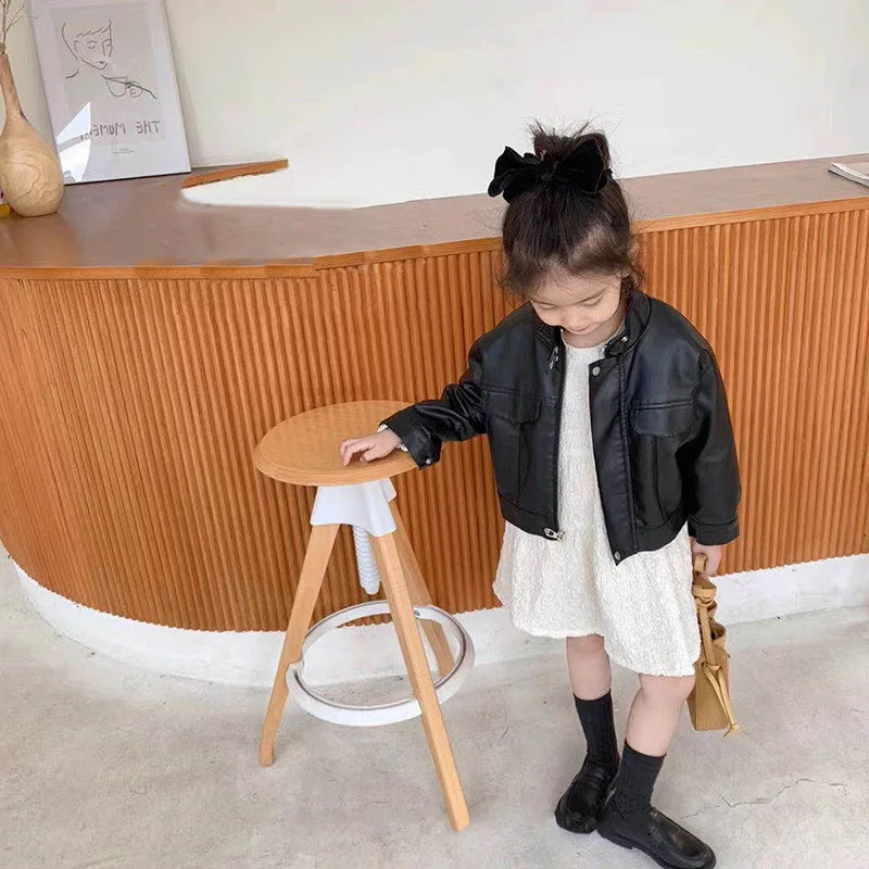 Girls leather jacket
