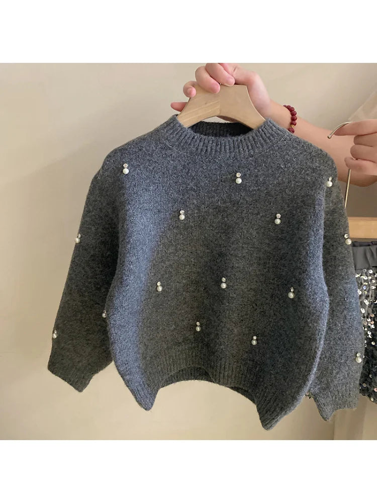 Elegant Sequins Short Skirt Suit