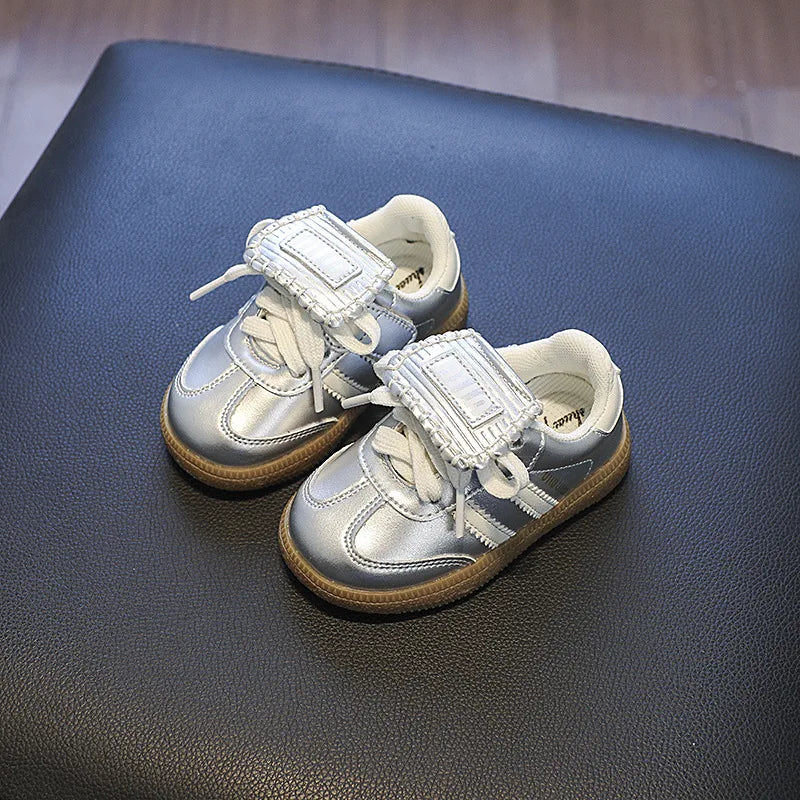Baby and Girls Solid Color Flat Shoes Size21-30