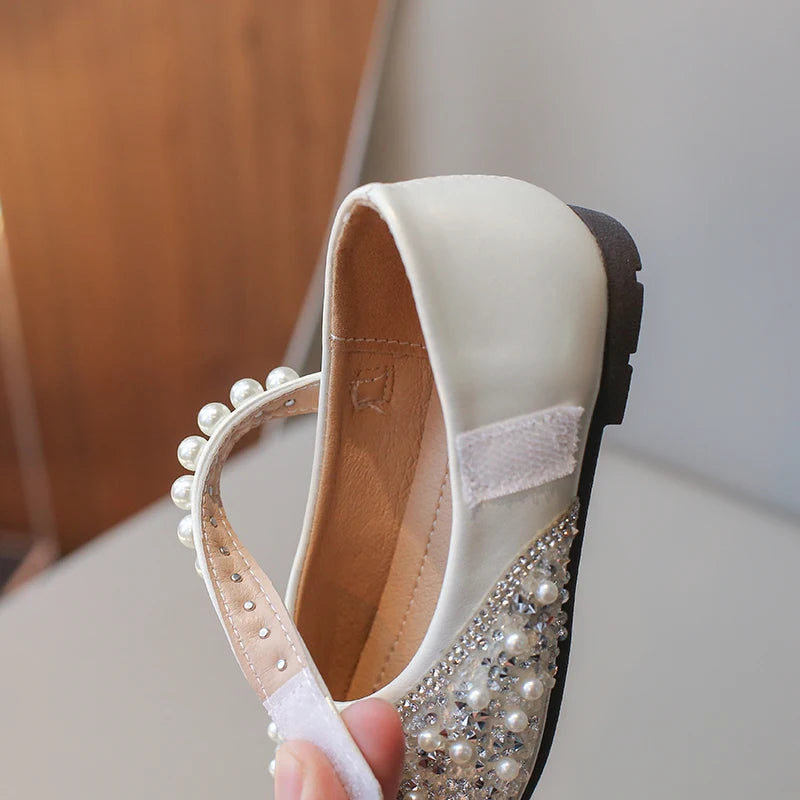 Girl Leather Shoes Kids Flat