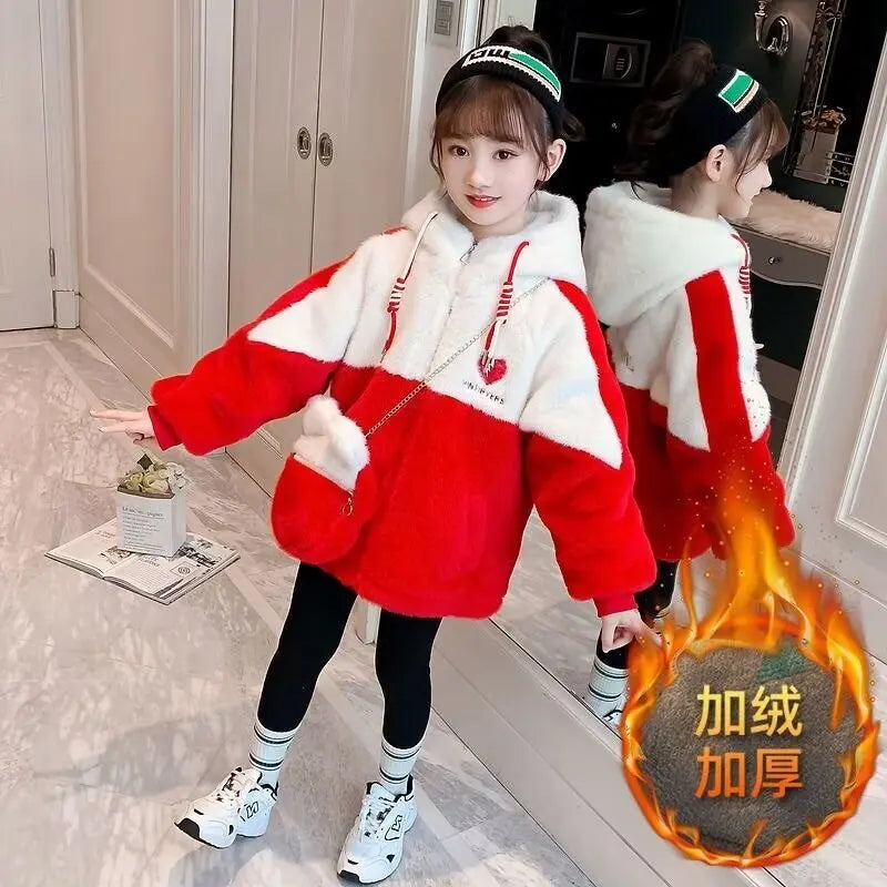 Coat Fleece 1-7Y parka Children's