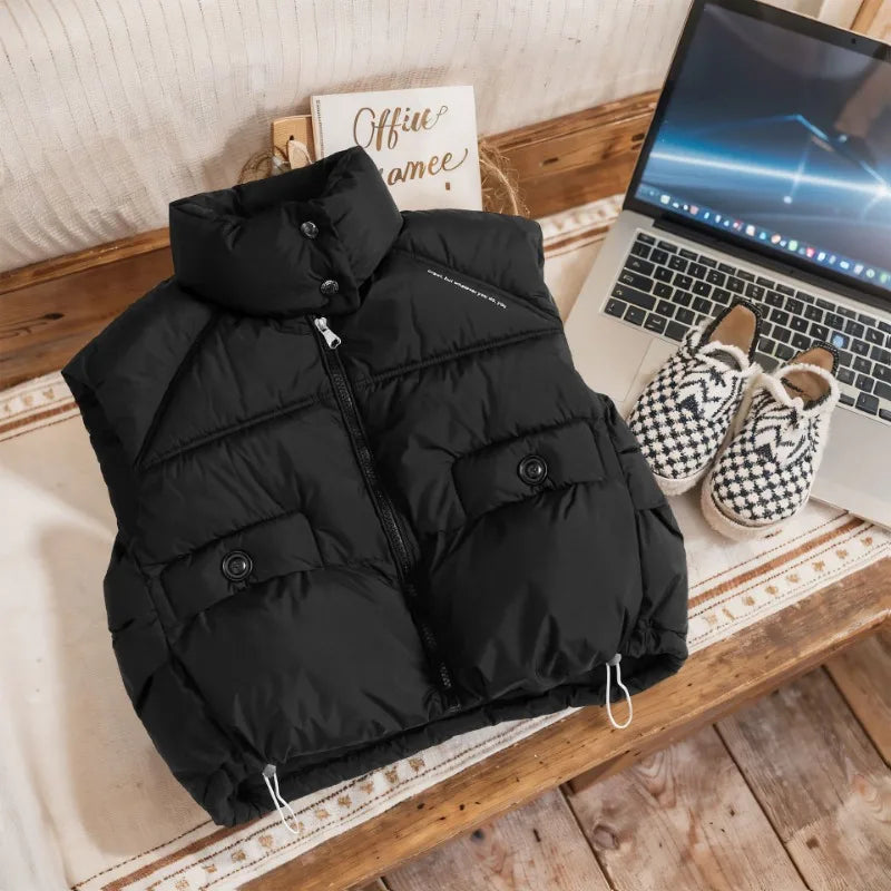 Kids Boys Winter Clothes Thickened Warm Cotton Vest