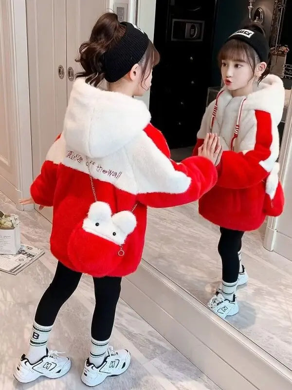 Coat Fleece 1-7Y parka Children's