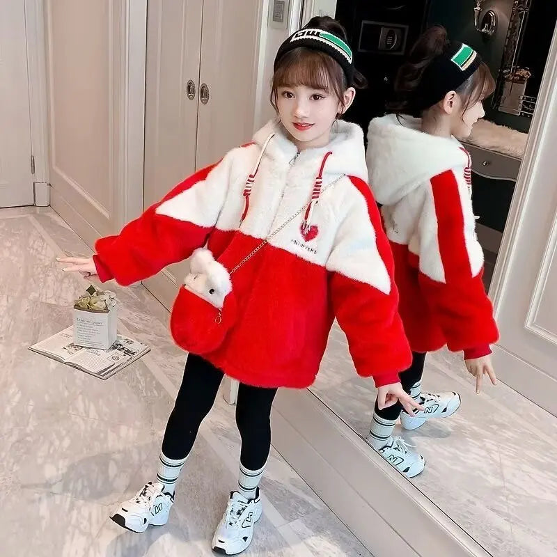 Coat Fleece 1-7Y parka Children's