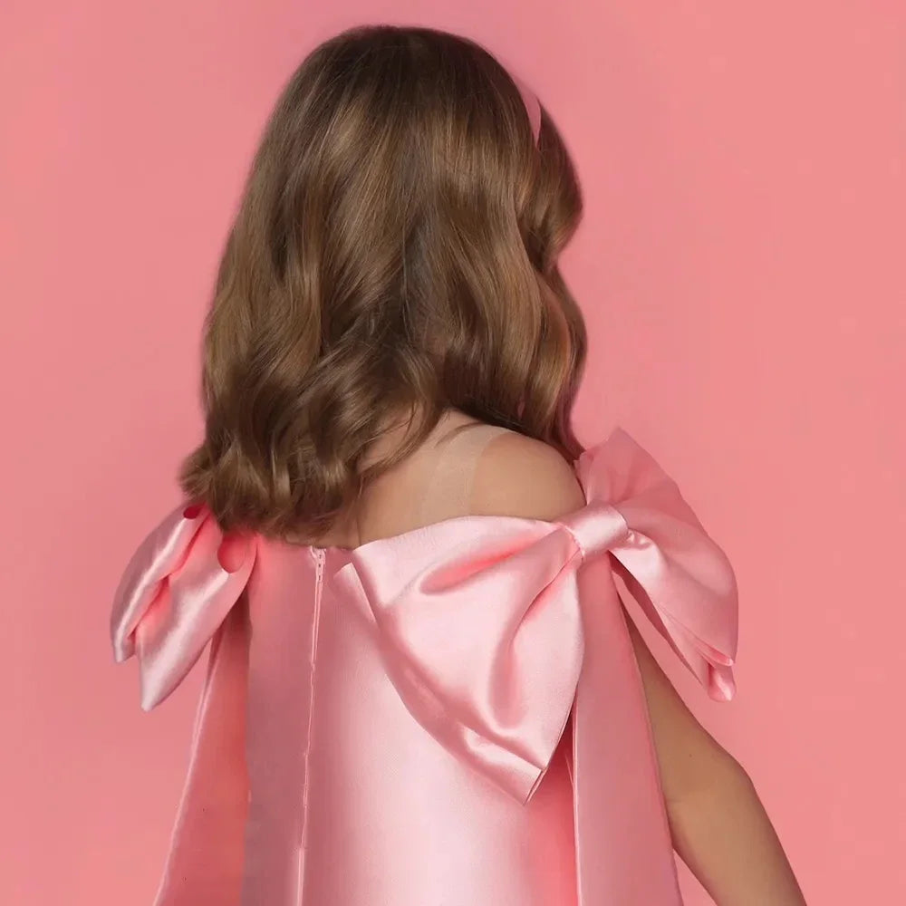 Big Bowtie Glitter Lush Dresses Elegant