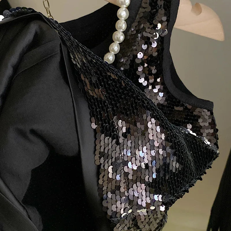 Children's Clothing Sequined Sleeveless