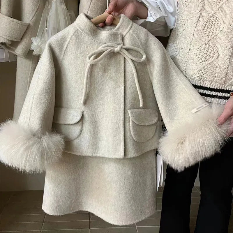 baby woolen coat suit