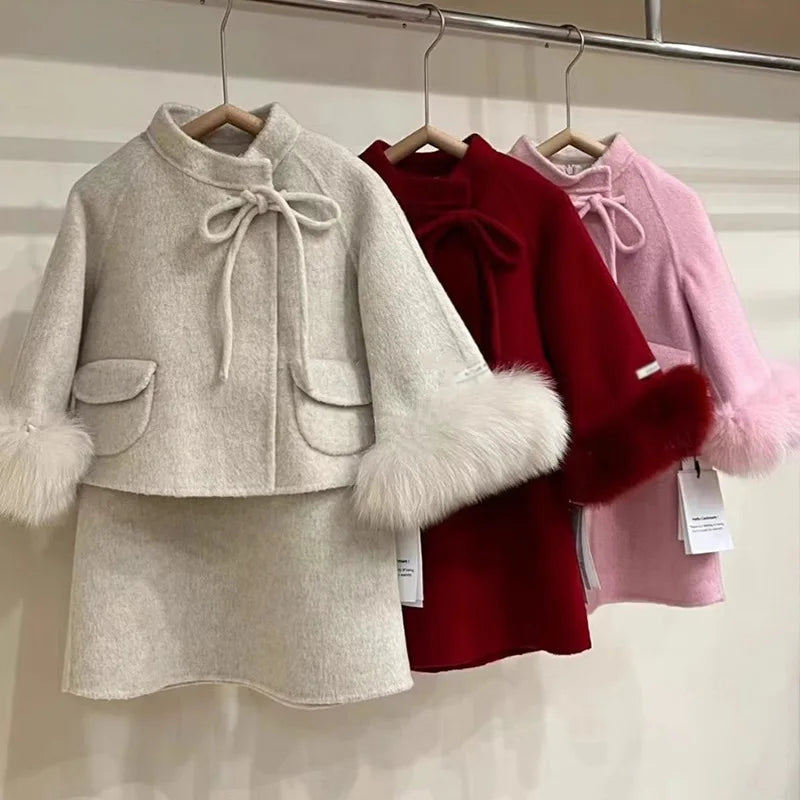 baby woolen coat suit