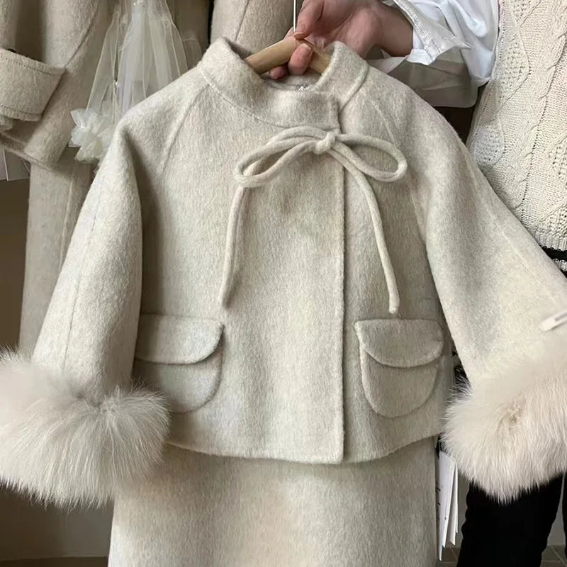 baby woolen coat suit